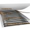ECOFILM heating foils have galvanic silver plated buses and cuttable edges for the safe division of the foil